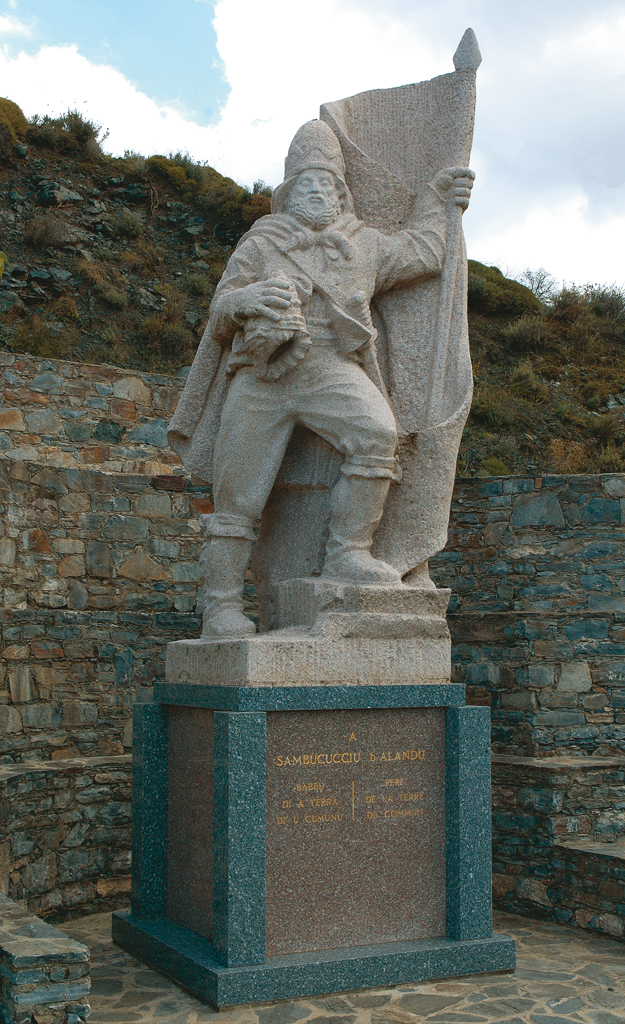 La statue de Sambucucciu à Alando