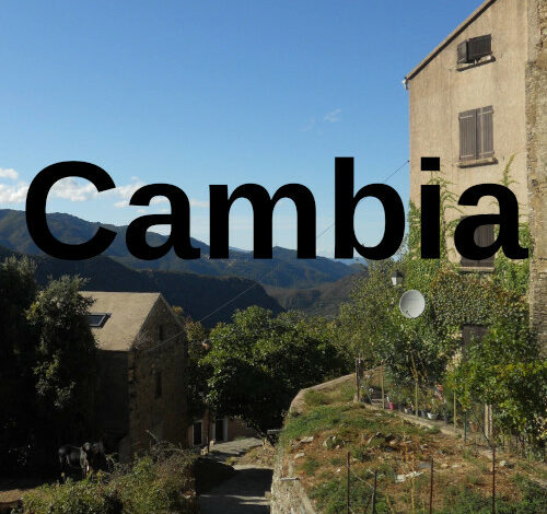 Cambia, Corse