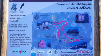 Sentier Tours et détours à Morsiglia