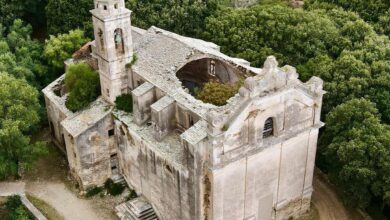 L'église ruinée Saint-André de Ersa