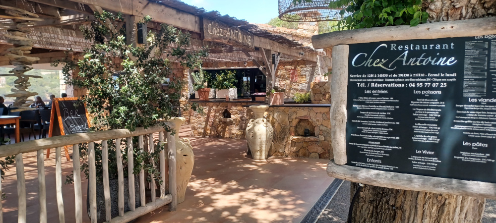 Restaurant Chez Antoine tizzano Sartène