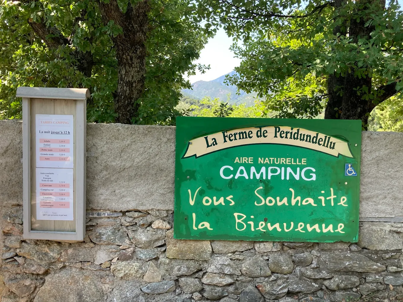 Camping La Ferme de Peridundellu venaco