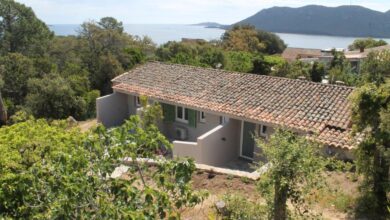Maison en bord de mer avec vue panoramique
