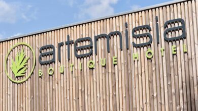 Enseigne de l'hôtel Artemisia Boutique.