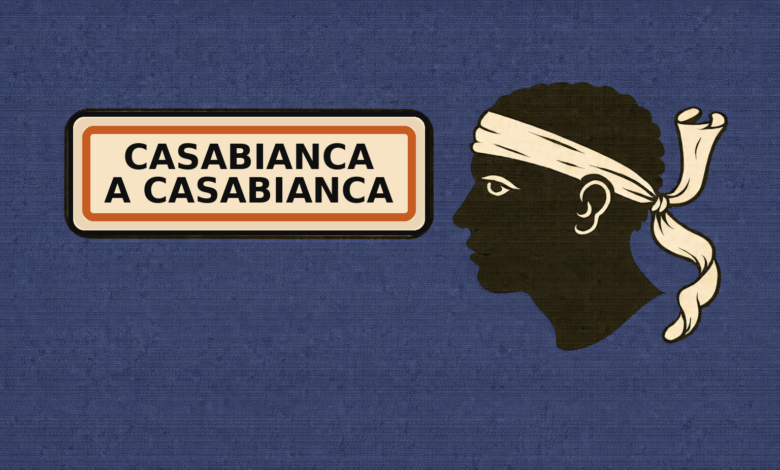 Panneau Casabianca et tête de Maure corse