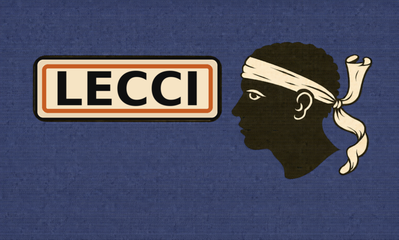 Panneau Lecci avec tête de Maure corse